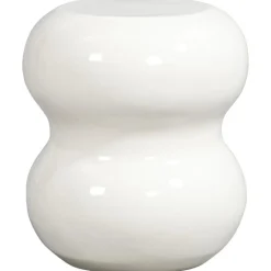 Bijzettafels-Leen Bakker Bijzettafel Carballo - wit - 44xØ38 cm
