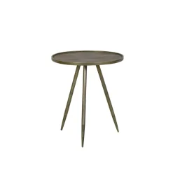 Light & Living Bijzettafel Envira - Antiek Goud - Ø39,5cm