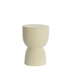 Light & Living Bijzettafel Finca - Wit - 28.5x28.5x42cm