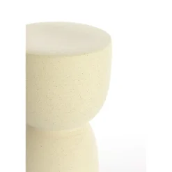 Light & Living Bijzettafel Finca - Wit - 28.5x28.5x42cm