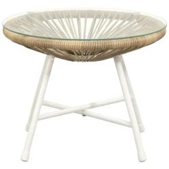 Leen Bakker Bijzettafel Grand - zand - 36xØ60 cm
