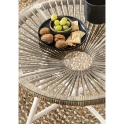 Leen Bakker Bijzettafel Grand - zand - 36xØ60 cm