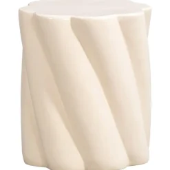 Bijzettafels-Leen Bakker Bijzettafel Ibiza - taupe - 44xØ38 cm