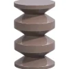 Leen Bakker Bijzettafel Madrid - taupe - 49xØ31 cm