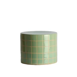 Bijzettafels-Light & Living Bijzettafel Maucho - Groen - Ø42x34cm