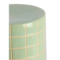 Bijzettafels-Light & Living Bijzettafel Maucho - Groen - Ø42x34cm