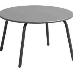 Leen Bakker Bijzettafel Montreal - antraciet/metaal - 36xØ60 cm