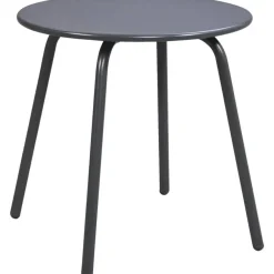 Tuintafels-Leen Bakker Bijzettafel Montreal - antraciet/metaal - 45xØ45 cm