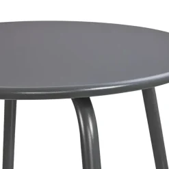 Tuintafels-Leen Bakker Bijzettafel Montreal - antraciet/metaal - 45xØ45 cm