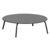 Tuintafels-Leen Bakker Bijzettafel Montreal - antraciet/metaal - Ø80 cm