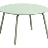 Leen Bakker Bijzettafel Montreal - groen/metaal - 36xØ60 cm