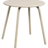 Tuintafels-Leen Bakker Bijzettafel Montreal - zand/metaal - 45xØ45 cm