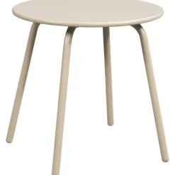 Tuintafels-Leen Bakker Bijzettafel Montreal - zand/metaal - 45xØ45 cm