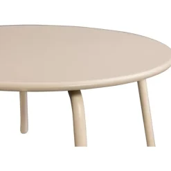 Leen Bakker Bijzettafel Montreal - zand/metaal - 36xØ60 cm