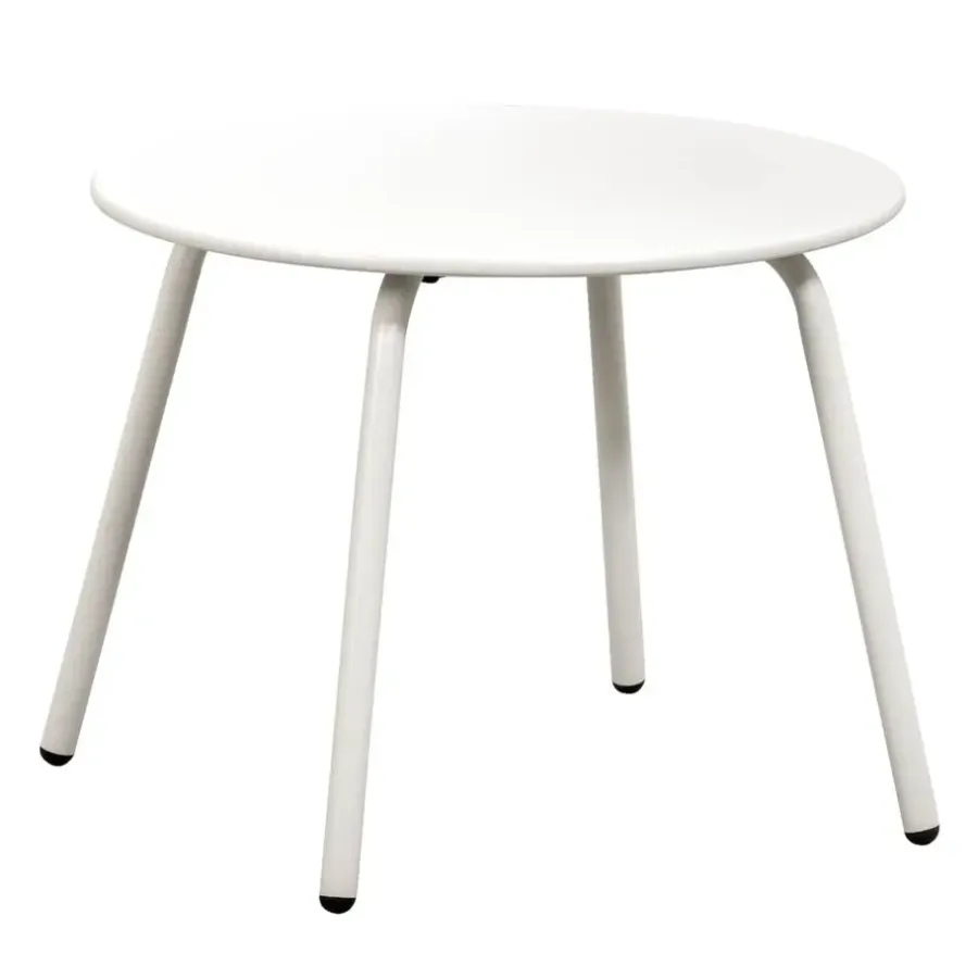 Leen Bakker Bijzettafel Montreal - zand/metaal - Ø50 cm