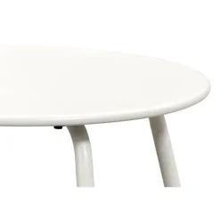 Leen Bakker Bijzettafel Montreal - zand/metaal - Ø50 cm