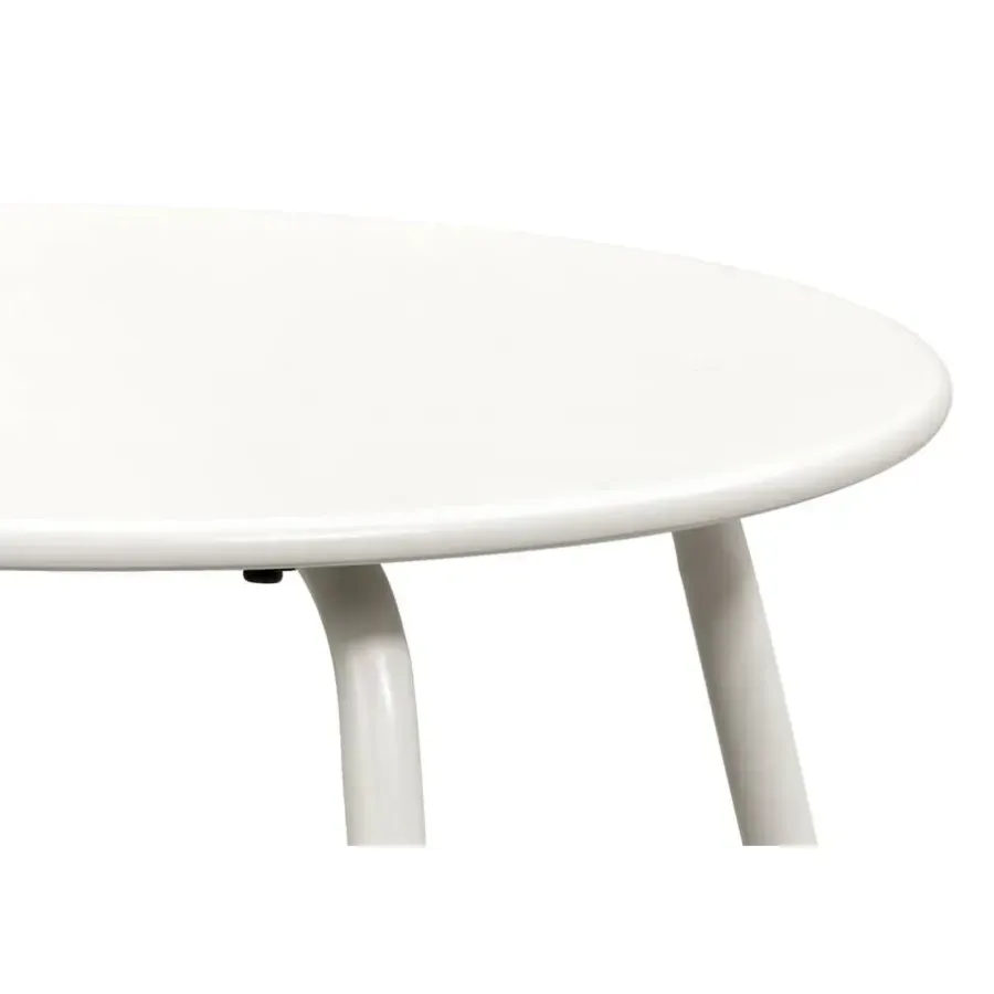 Leen Bakker Bijzettafel Montreal - zand/metaal - Ø50 cm