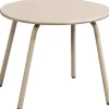 Tuintafels-Leen Bakker Bijzettafel Montreal - zand/metaal - 40xØ50 cm