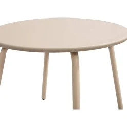 Tuintafels-Leen Bakker Bijzettafel Montreal - zand/metaal - 40xØ50 cm