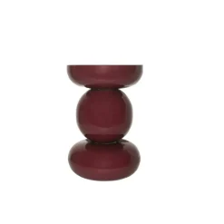 Livingfurn Bijzettafel Paars Staal - 33x33x50cm - Brix Dex