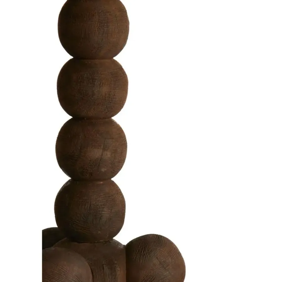 Light & Living Bijzettafel Veglio - Donkerbruin - Ø35cm