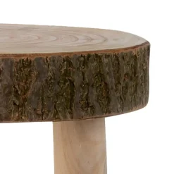 Merkloos Bijzettafeltje Decowood - hout - D31 x H32 cm