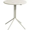 Tuintafels-Leen Bakker Bistrotafel Vence - zand - 70xØ60 cm