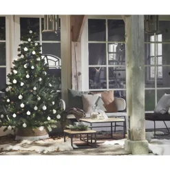 Kerstbomen-Black Box Trees Charlton Kunstkerstboom - H185 x Ø115 cm - Groen