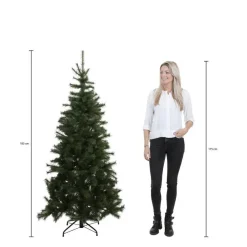 Kerstbomen-Black Box Trees Charlton Kunstkerstboom - H185 x Ø115 cm - Groen
