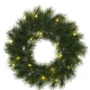 Kerstverlichting-Black Box Trees Glendon Kerstkrans met LED Verlichting - Ø60cm - Groen