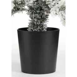 Kerstbomen-Black Box Trees Grimshaw Kunstkerstboom in Pot - H120 x Ø60 cm - Groen