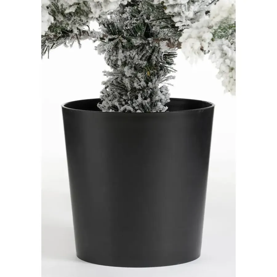 Kerstbomen-Black Box Trees Grimshaw Kunstkerstboom in Pot - H120 x Ø60 cm - Groen