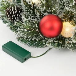 Kerstverlichting-Black Box Trees Kaprun Kerstkrans met Verlichting - Ø45 cm