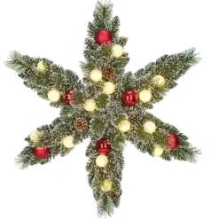 Kerstverlichting-Black Box Trees Kaprun Kerstkrans Ster met Verlichting - Ø60 cm