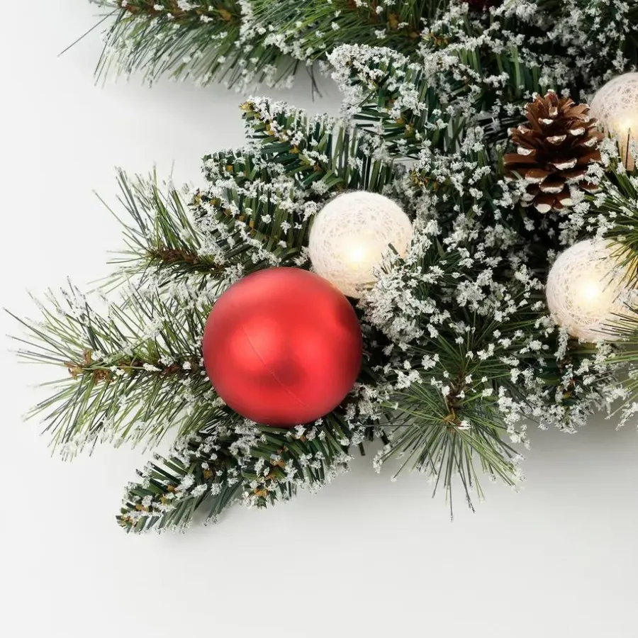 Kerstverlichting-Black Box Trees Kaprun Kerstkrans Ster met Verlichting - Ø60 cm