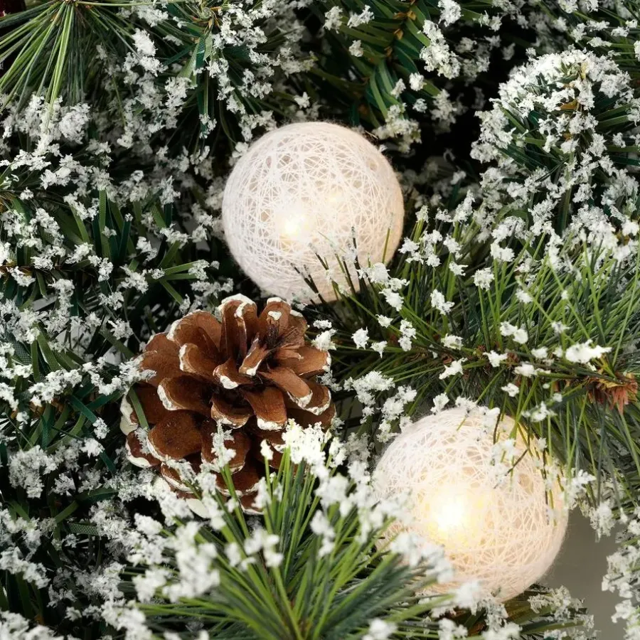 Kerstverlichting-Black Box Trees Kaprun Kerstkrans Ster met Verlichting - Ø60 cm