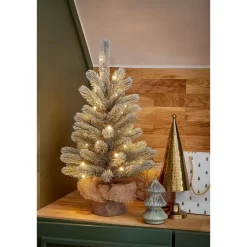 Kerstbomen-Black Box Trees Nagoya Kunstkerstboom met Verlichting - H60 x Ø44 cm