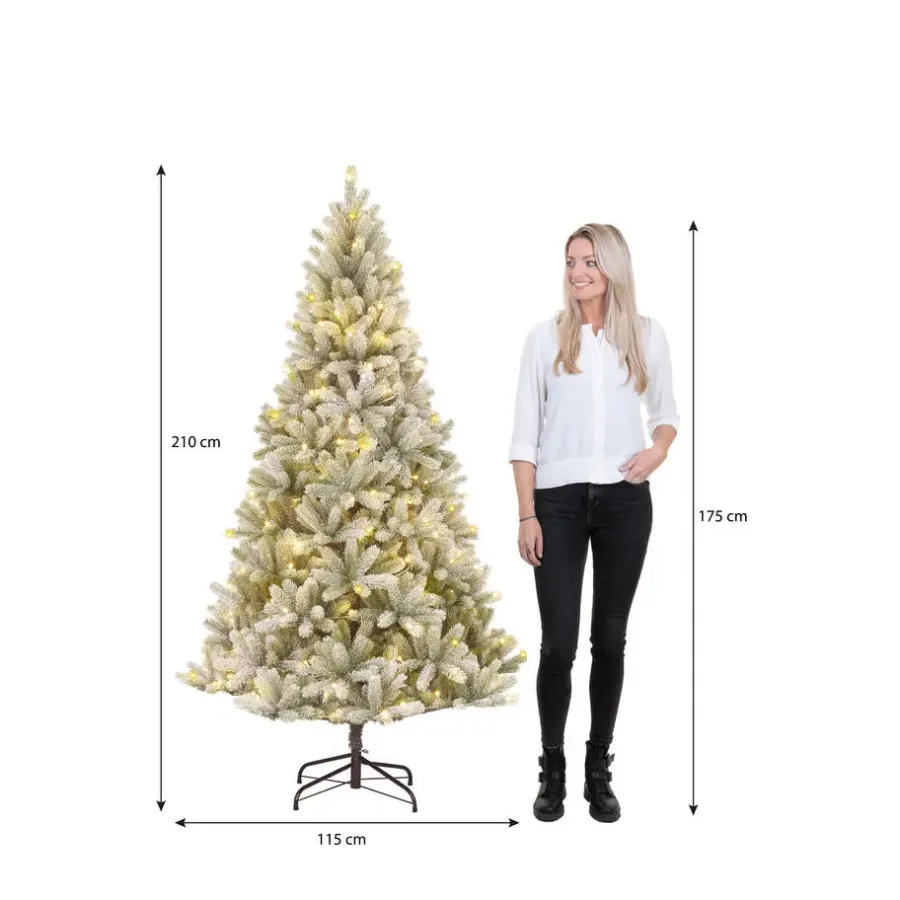 Black Box Trees Nagoya Kunstkerstboom met Verlichting - H210 x Ø115 cm