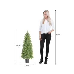 Kerstbomen-Black Box Trees Nagoya Kunstkerstboom - H120 x Ø60 cm - Groen