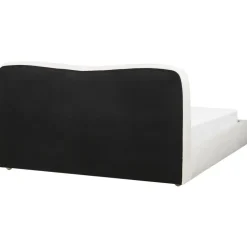 Beliani BLAGNAC - Bed met opbergruimte - Wit - 160 x 200 cm - Bouclé