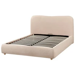Twijfelaars-Leen Bakker BLAGNAC - Tweepersoonsbed - Beige - 140 x 200 cm - Bouclé