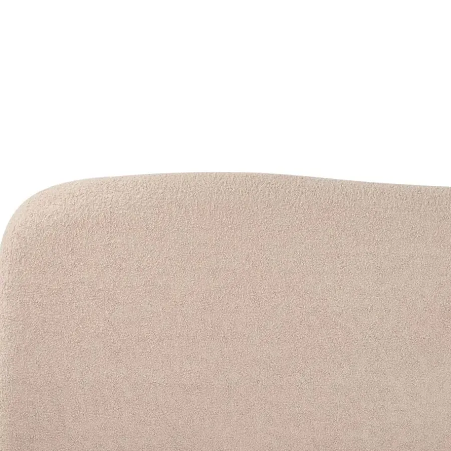 Twijfelaars-Leen Bakker BLAGNAC - Tweepersoonsbed - Beige - 140 x 200 cm - Bouclé