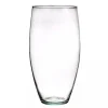 Vazen-Merkloos Bloemenvaas Raine - helder transparant glas - D13 x H25 cm