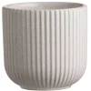 Bloempotten|Bloempotten Voor Binnen-Leen Bakker Bloempot Ribe - grijs - keramiek - 14xØ14,5 cm