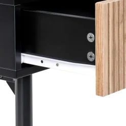 Leen Bakker BLYTHE - Consoletafel - Zwart/Bruin - MDF