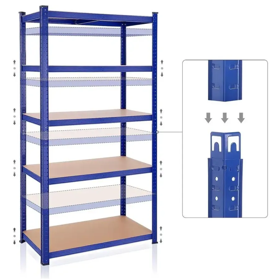 Bobbel Home Bobbel Garden - Stellingkast - 200 x 100 x 50 cm - 5 Planken
