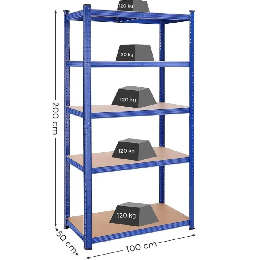 Bobbel Home Bobbel Garden - Stellingkast - 200 x 100 x 50 cm - 5 Planken