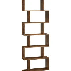 Boekenkasten|Boekenkasten-Bobbel Home - Boekenkast - Kubus - 6 Compartimenten - Bruin