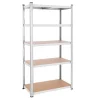 Stellingkasten-Parya Bobbel Home - Kelderkast - 200 x 100 x 50 cm - Zilverkleurig