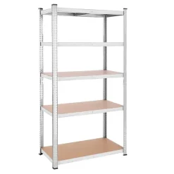 Stellingkasten-Parya Bobbel Home - Kelderkast - 200 x 100 x 50 cm - Zilverkleurig